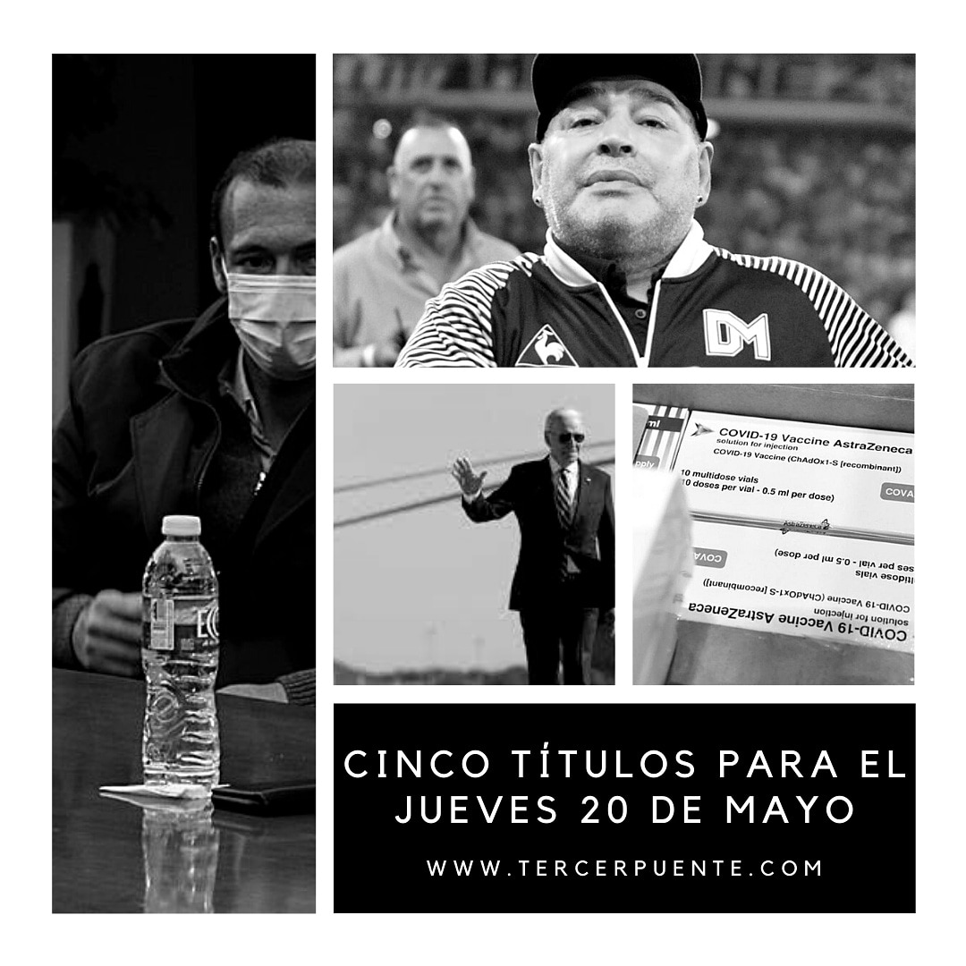 Lee más sobre el artículo Cinco títulos para el jueves 20 de Mayo