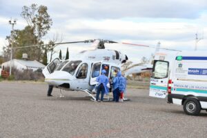 Lee más sobre el artículo Primer vuelo sanitario durante la Pandemia