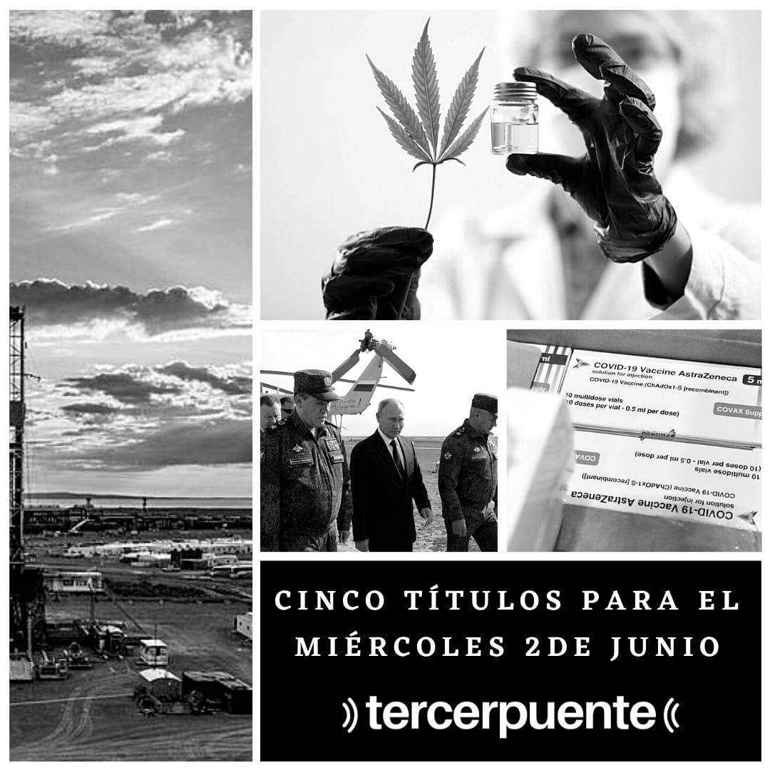 En este momento estás viendo Cinco títulos para el miércoles 2 de junio