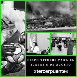 Lee más sobre el artículo Cinco títulos para el jueves 5 de agosto