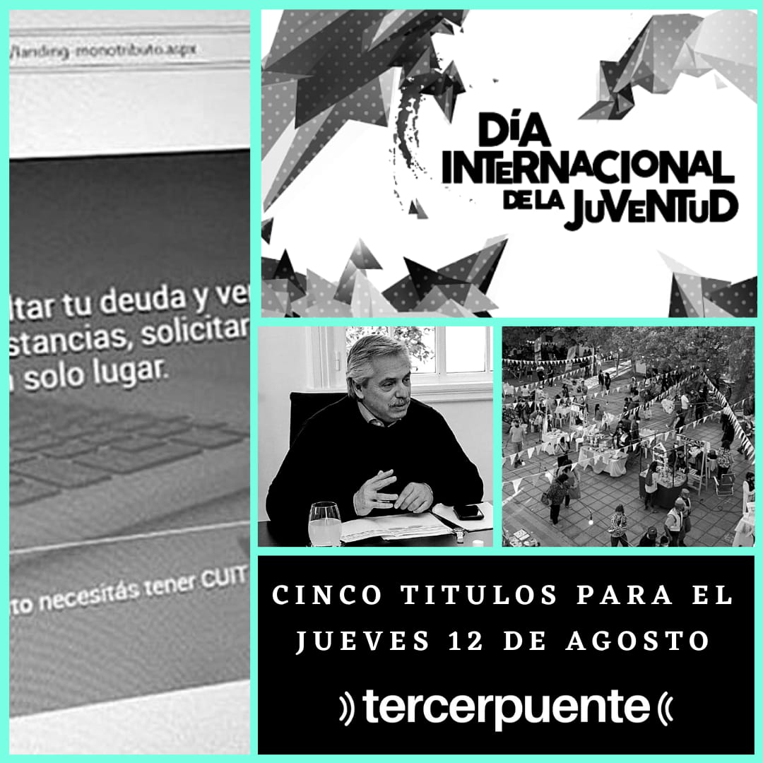 En este momento estás viendo Cinco títulos para el jueves 12 de agosto