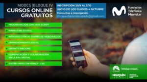 Lee más sobre el artículo COPADE abrió una nueva convocatoria para los cursos de Fundación Movistar