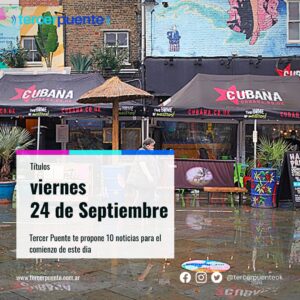 Lee más sobre el artículo 10 títulos para el viernes 24 de septiembre
