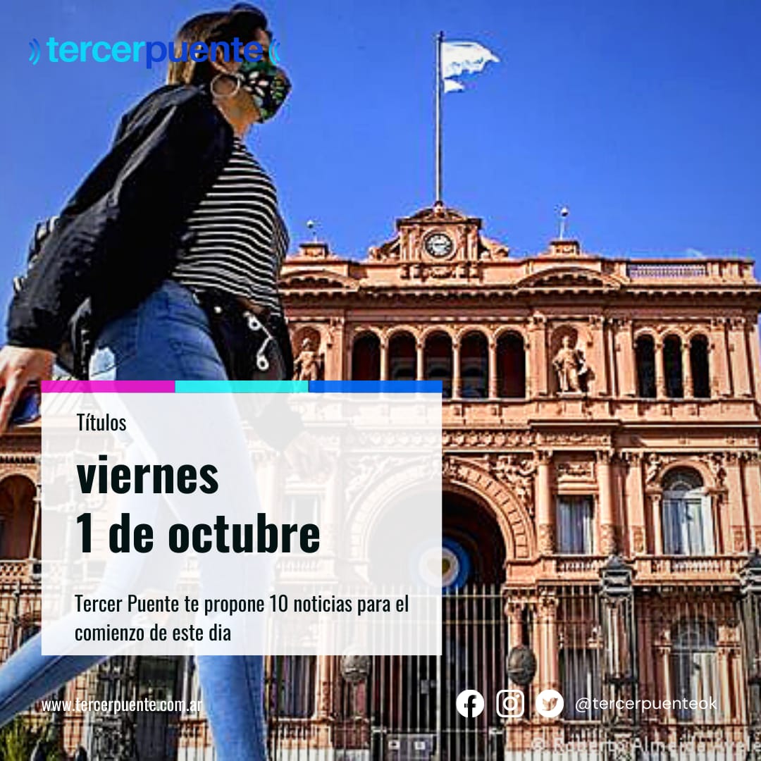 En este momento estás viendo 10 títulos para el viernes 1 de octubre