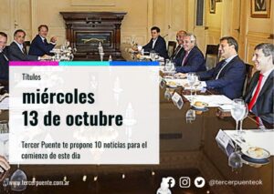 Lee más sobre el artículo 10 títulos para el miércoles 13 de octubre