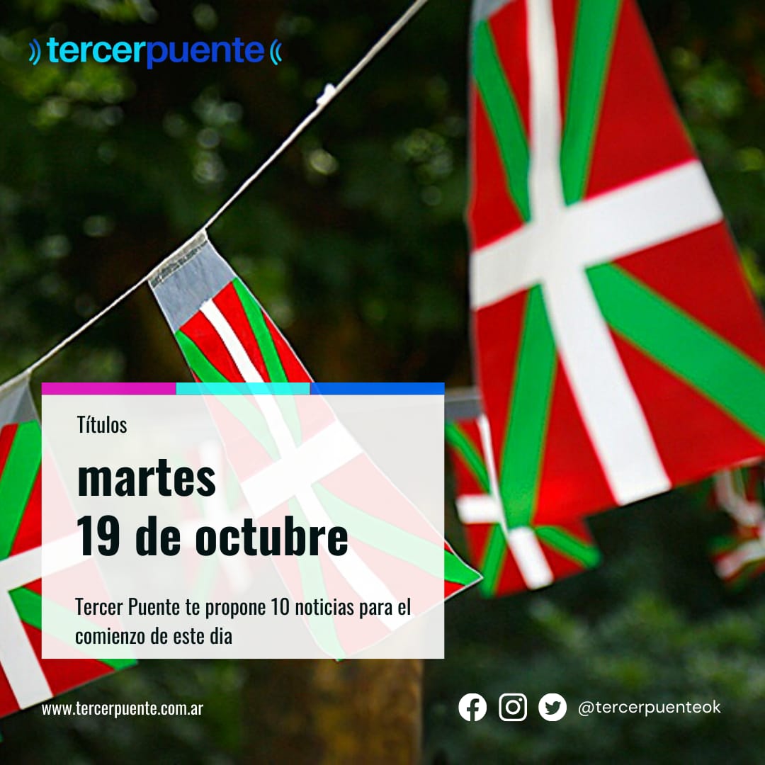 En este momento estás viendo 10 títulos para el martes 20 de octubre