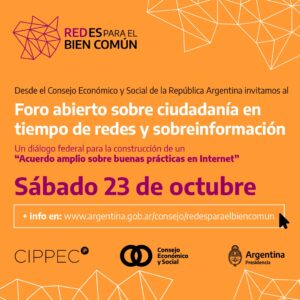Lee más sobre el artículo 3er. Foro abierto sobre ciudadanía en tiempos de redes y sobreinformación Región Patagonia