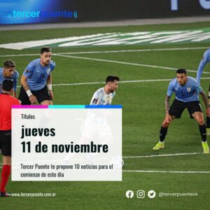 Lee más sobre el artículo 10 títulos para el jueves 11 de noviembre