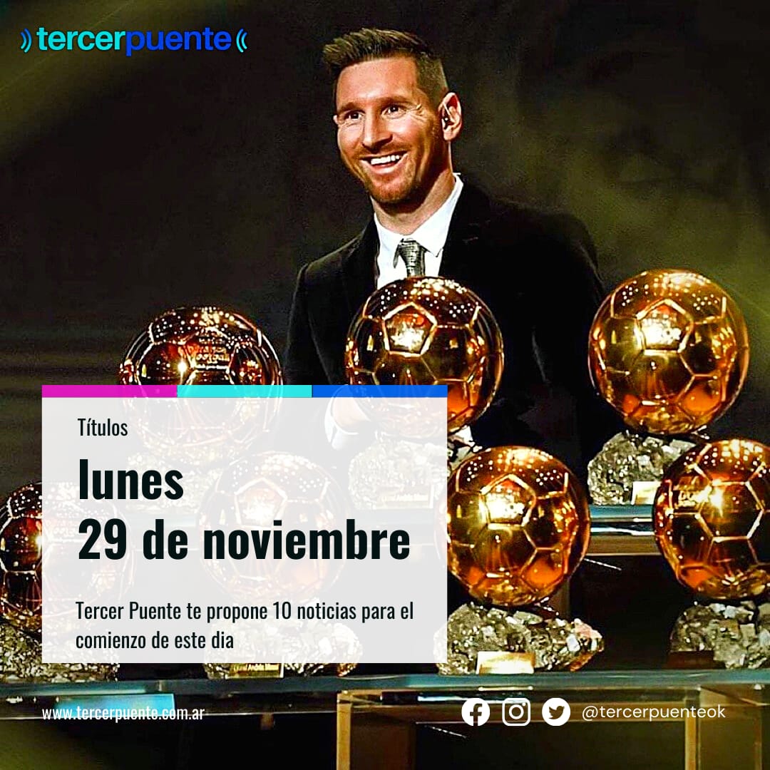 En este momento estás viendo 10 títulos para el martes 30 de noviembre