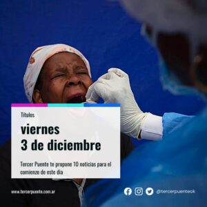 Lee más sobre el artículo 10 títulos para el viernes 3 de diciembre