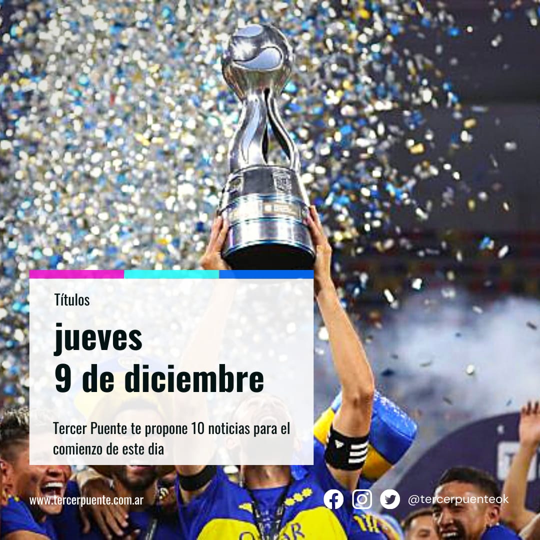 En este momento estás viendo 10 títulos para el jueves 9 de diciembre