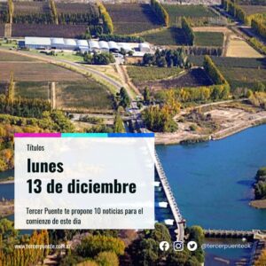 Lee más sobre el artículo 10 títulos para el lunes 13 de diciembre