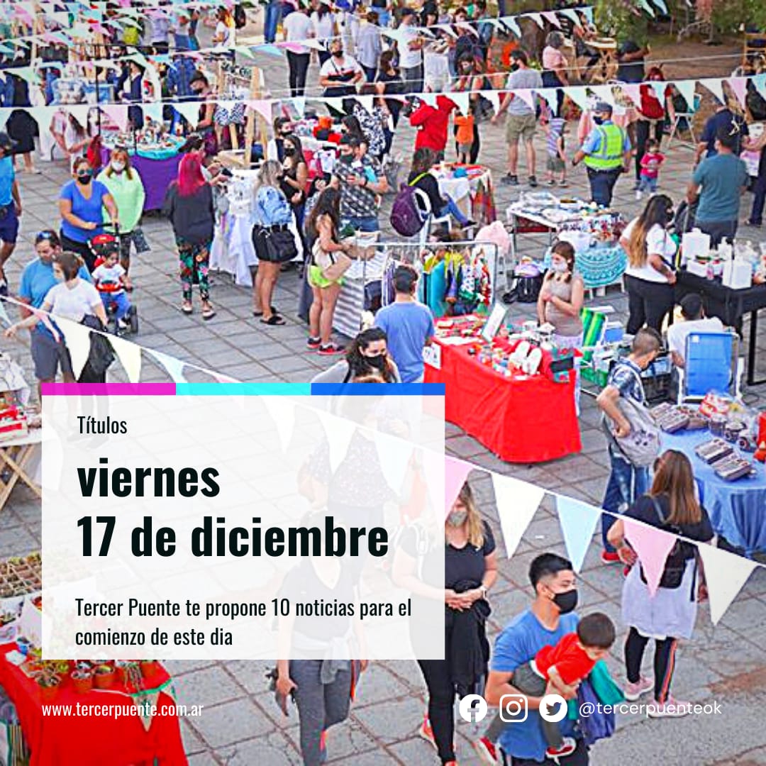 En este momento estás viendo 10 títulos para el viernes 17 de diciembre