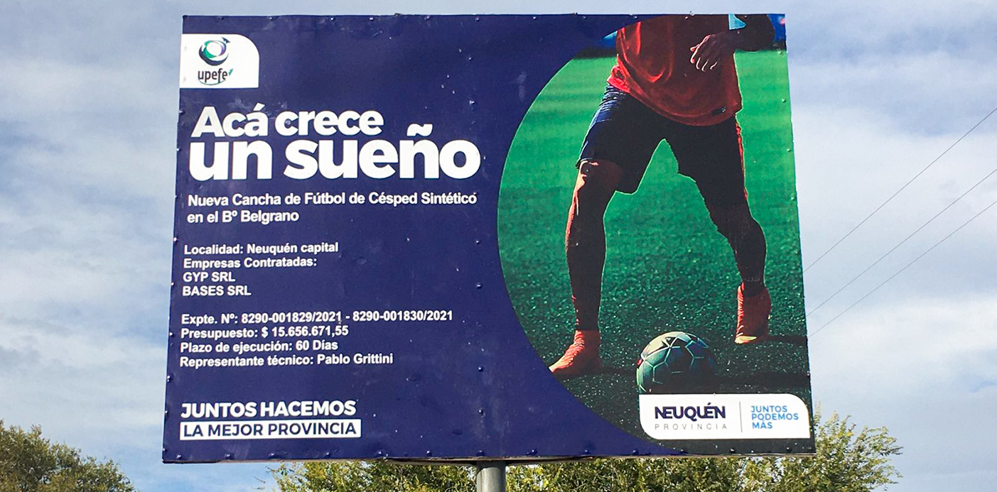 En este momento estás viendo Barrio Belgrano está cerca de inaugurar su cancha de fútbol