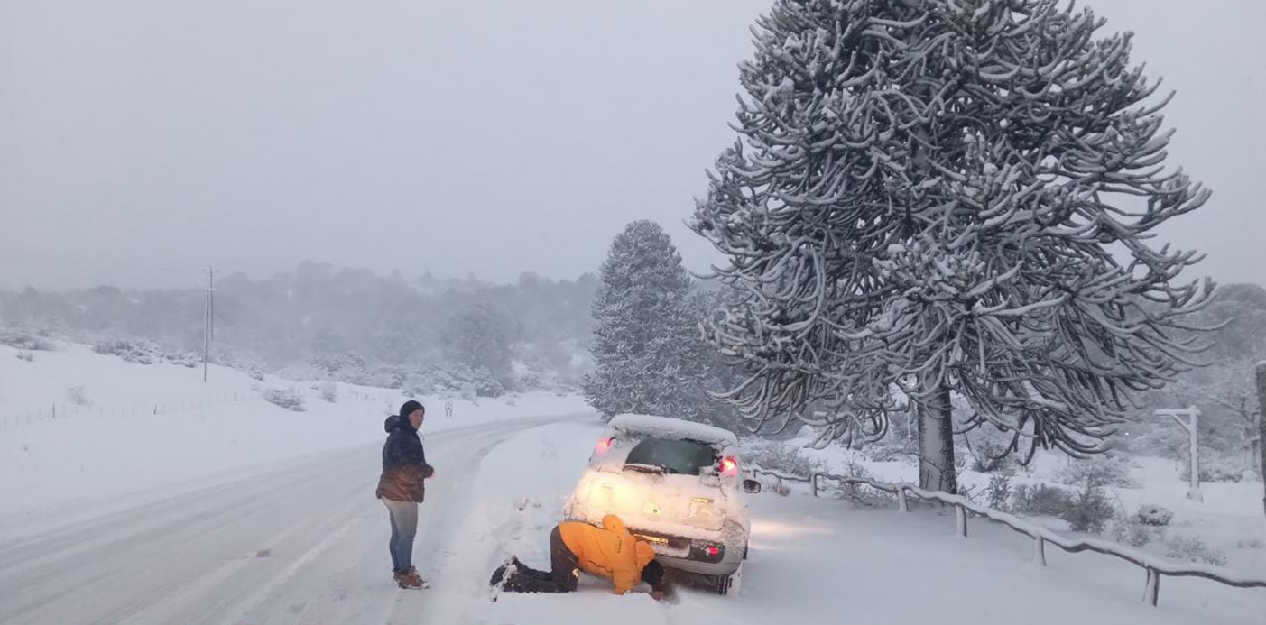 En este momento estás viendo Por alerta de nevadas y fuertes vientos intensificaron el acompañamiento en rutas