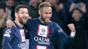 Lee más sobre el artículo Festival de goles del PSG con Dos tantos de Messi en la Champions