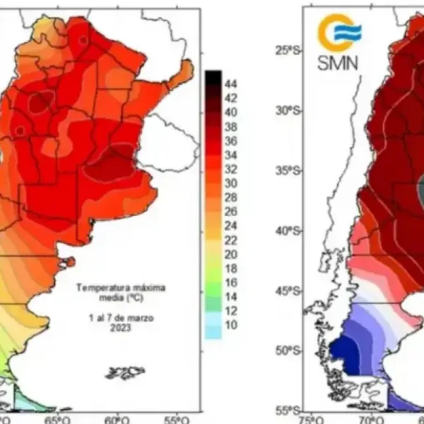 En este momento estás viendo El Servicio Meteorológico Nacional agregó un nuevo color debido a las altas temperaturas