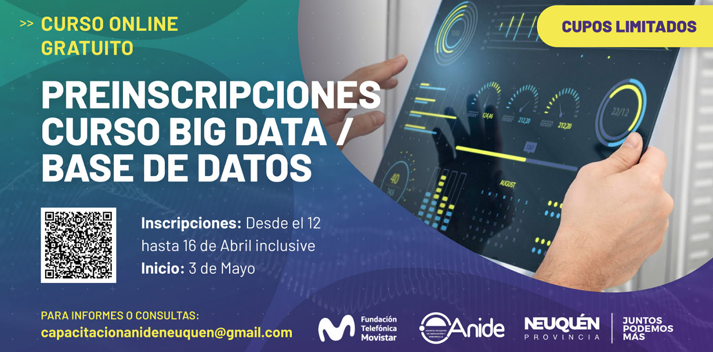 En este momento estás viendo Provincia ofrece un curso de Big Data y Base de Datos junto con la Fundación Telefónica