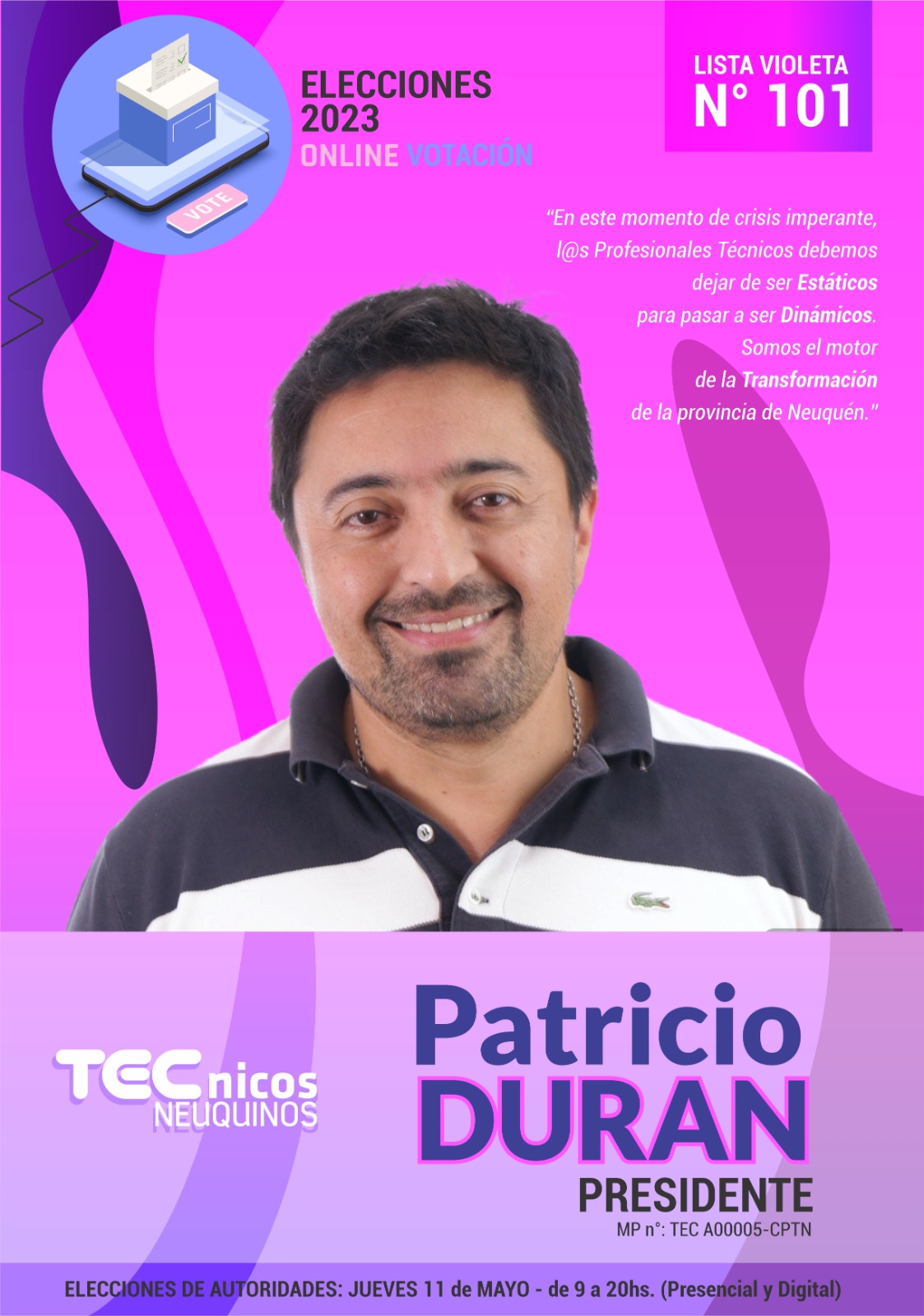 Lee más sobre el artículo Elecciones en el Colegio de Técnicos Profesionales