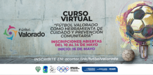 Lee más sobre el artículo Está abierta la inscripción al curso virtual de Fútbol Valorado
