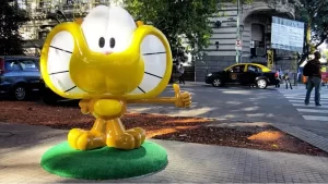Lee más sobre el artículo La estatua de Gaturro nuevamente vandalizada horas antes de su inauguración