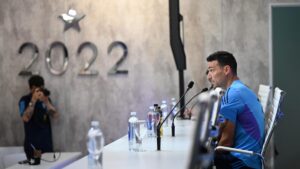 Lee más sobre el artículo «Si Messi está bien, va a jugar contra Perú», adelantó Scaloni