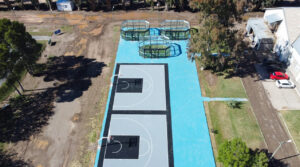 Lee más sobre el artículo Se inauguran las canchas de básquet 3×3