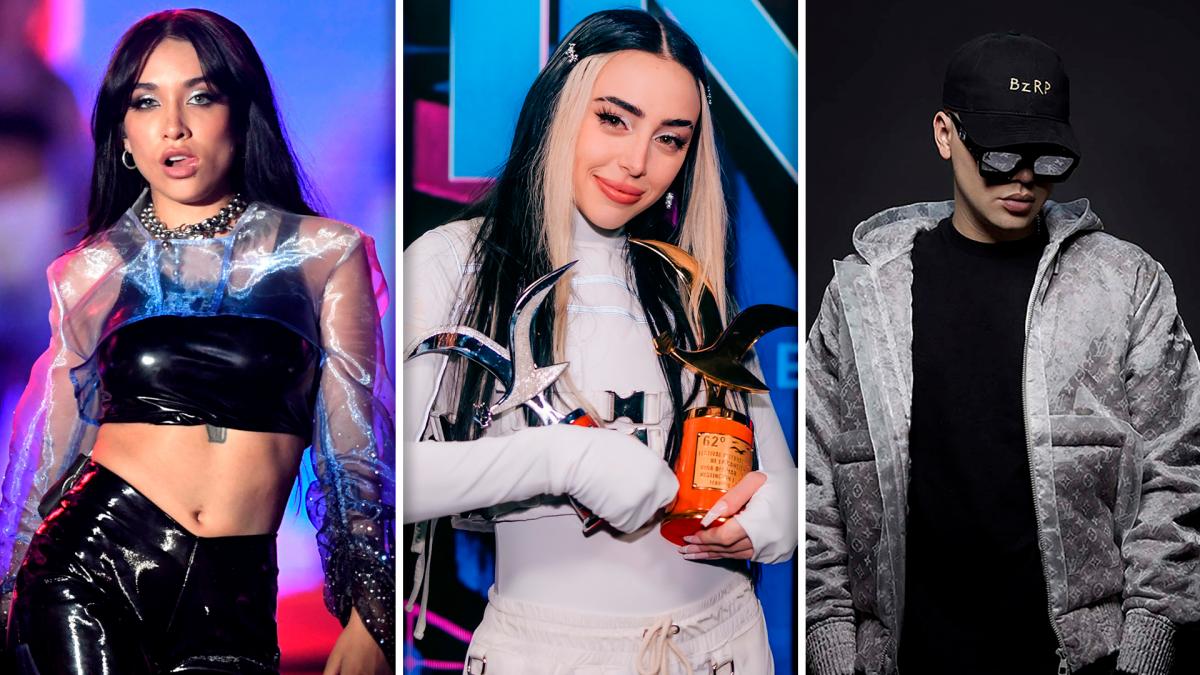 En este momento estás viendo Bizarrap, Nicki Nicole y María Becerra, nominados a los premios Lo Nuestro 2024