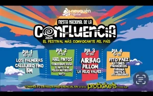 Lee más sobre el artículo Line Up completo de la Fiesta Nacional de la Confluencia 2024