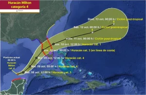 Lee más sobre el artículo Milton azota el sur de Florida con lluvias intensas, tornados y fuertes vientos