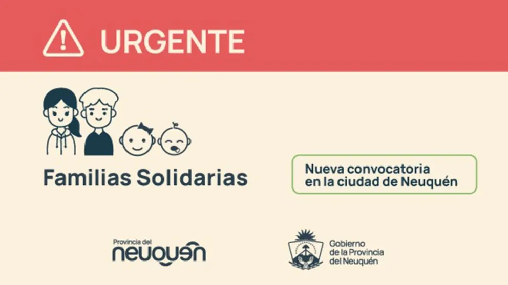 En este momento estás viendo Familias Solidarias realiza una convocatoria urgente