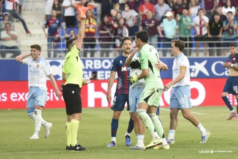 Un puñetazo que eclipsó al fútbol en Aragón