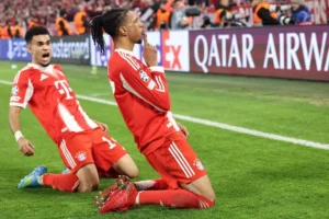 Lee más sobre el artículo Cuando la épica cambia de dueño: el Bayern elimina al Madrid en una noche desbordada