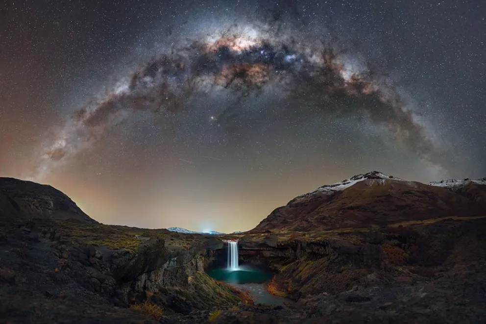 Una foto neuquina que le habló al mundo desde la oscuridad del cielo