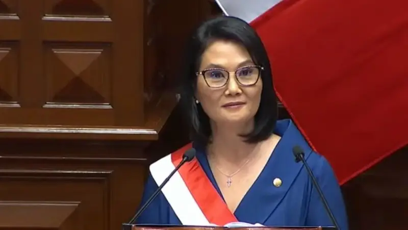 Keiko Fujimori asume la presidencia de Perú y endurece la estrategia contra la inseguridad