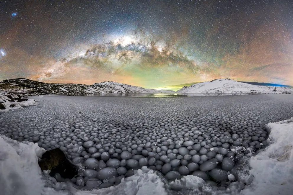Una fotografía de Copahue fue premiada por el CONICET