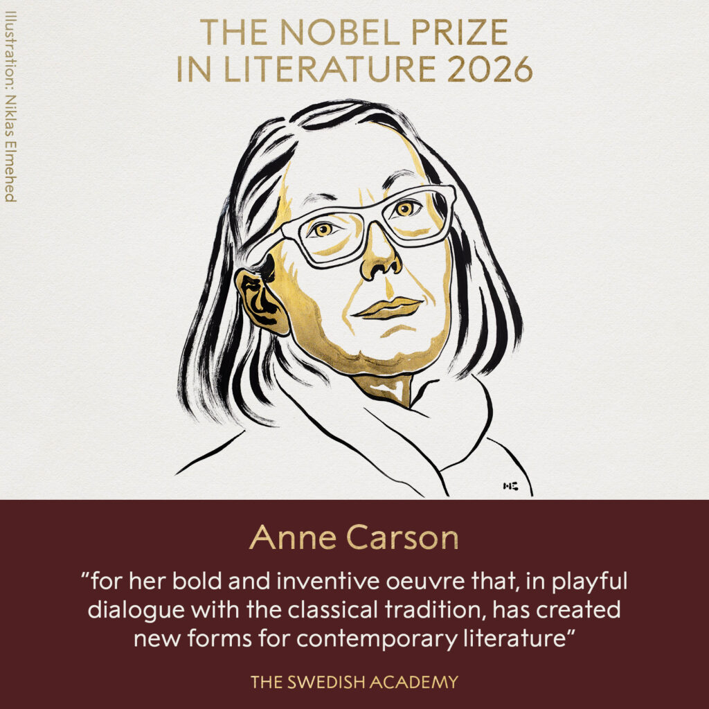 Anne Carson ganó el Nobel de Literatura 2026 y desafió los límites de la escritura contemporánea