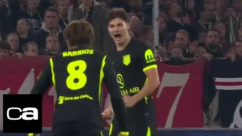 En este momento estás viendo Julián Álvarez volvió al gol y cortó una sequía de casi seis meses en el Atlético de Madrid